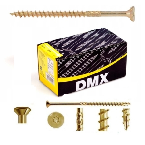 Wkręty ciesielskie do drewna TORX 6×100 100szt Domax