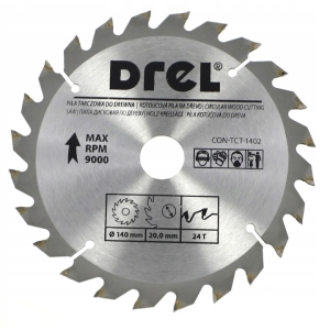 Tarcza tnąca do drewna Condor CON-TCT-1402 140×20 mm 24Z