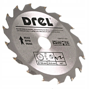 Tarcza tnąca do drewna Drel CON-TCT-1301 130×20 mm