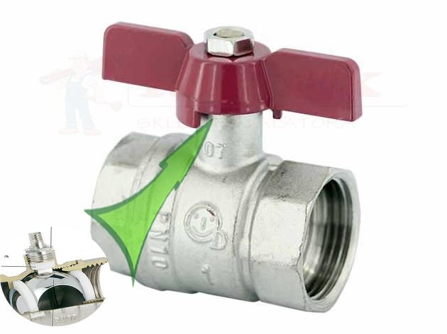 Zawór kulowy Hydroland 1/2'' ZKWMD-15